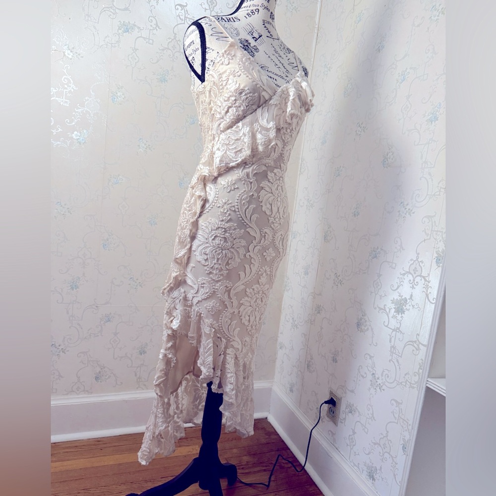 Tango  White/Cream Lace Cocktail Dress